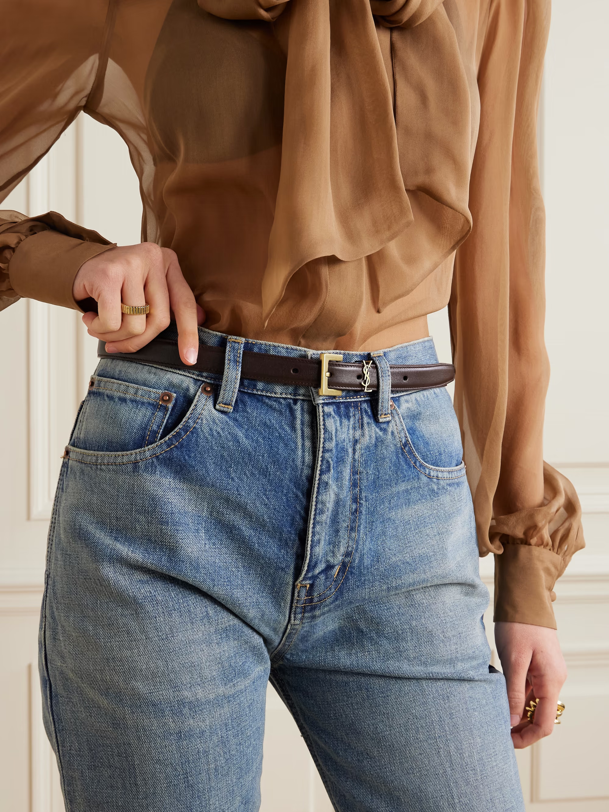 Cassandre leather belt | NET-A-PORTER APAC