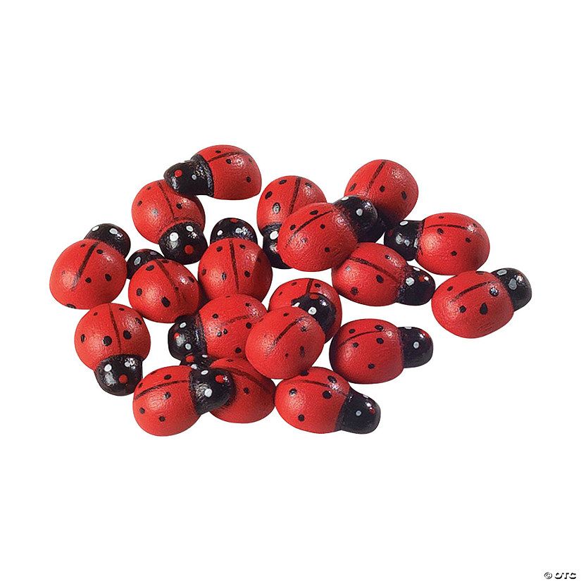 1/2" Self-Adhesive Ladybugs - 50 Pc. | Oriental Trading Company