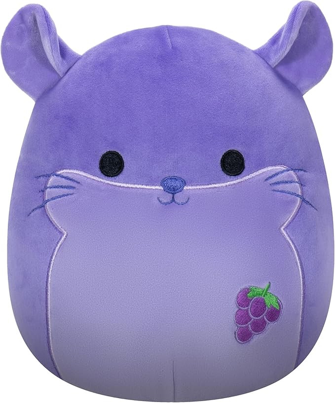 Squishmallows Original 8-Inch Zergman Grape Scented Chinchilla - Official Jazwares Plush | Amazon (US)