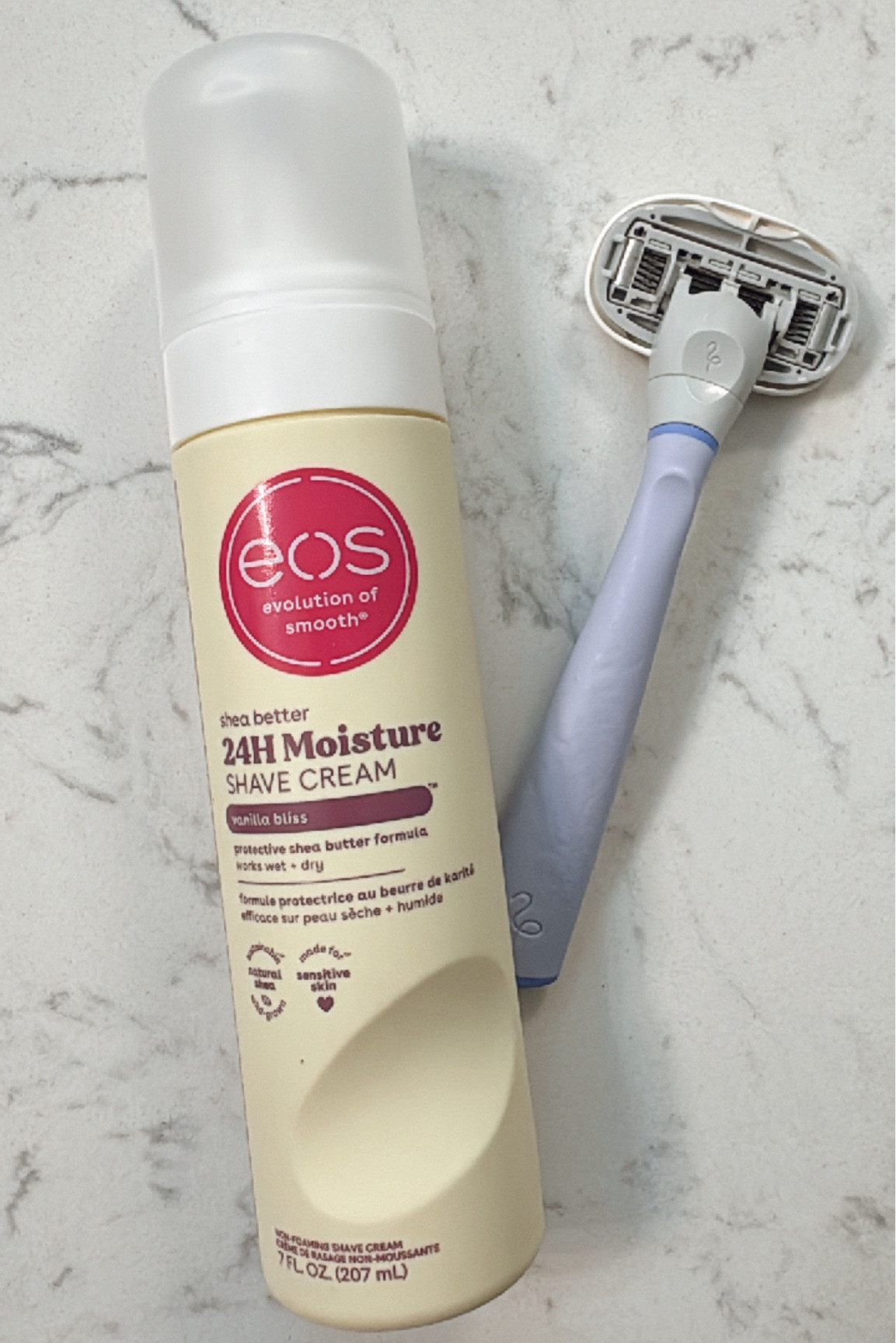 My all time favorite shaving cream and razor for like the past 4 years #travel #beauty 