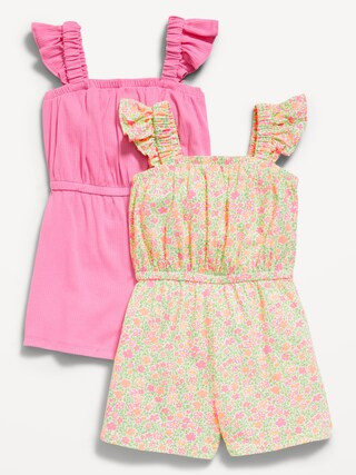 Sleeveless Romper 2-Pack for Toddler Girls | Old Navy (US)