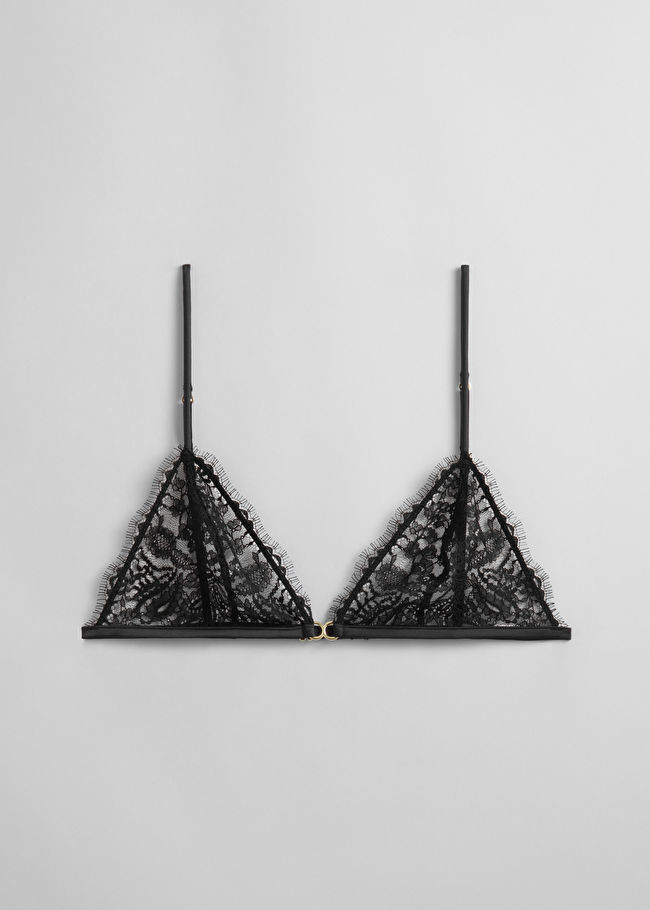 Soutien-gorge souple en dentelle fleurie | & Other Stories (DE + FR)