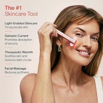Solawave 4-in-1 Radiant Renewal Facial Wand | Red Light Therapy for Face and Neck | Galvanic Skin... | Amazon (US)