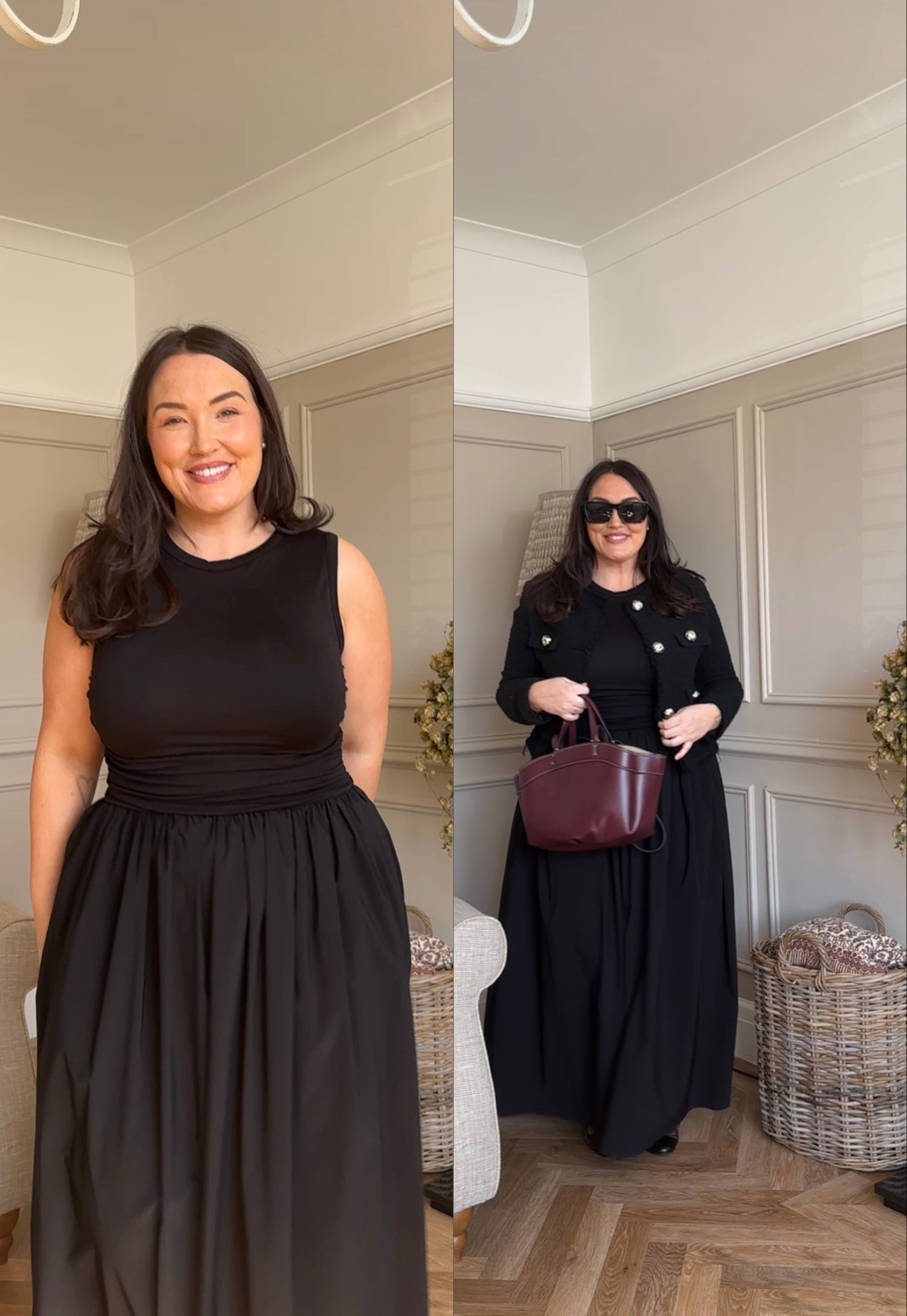 The perfect Little black dress. This is definitely an all year dress but I've styled it for spring here. For summer  or holiday I would style with chocolate sandals and a large bag with sunglasses. You could even wear some heels perfect fit an occasion l. 

#LTKuk #LTKAprilSpotlight #LTKspring