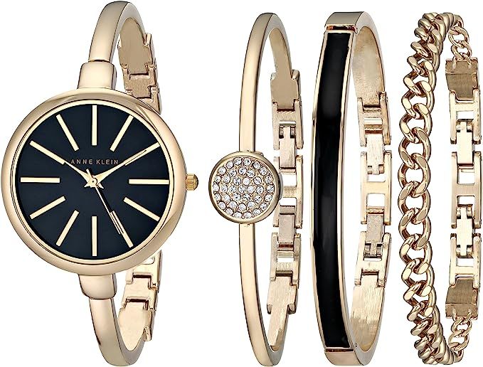 Anne Klein Women's Bangle Watch and Bracelet Set, AK/1470 | Amazon (US)