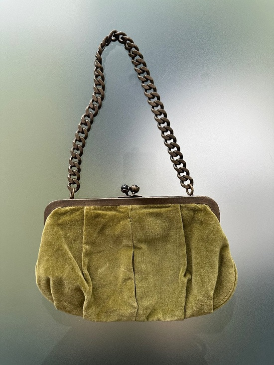 NWT J. Crew Green Velvet Purse | Poshmark