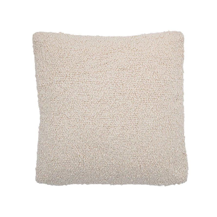 Woven Boucle Pillow in Cream | APIARY by The Busy Bee