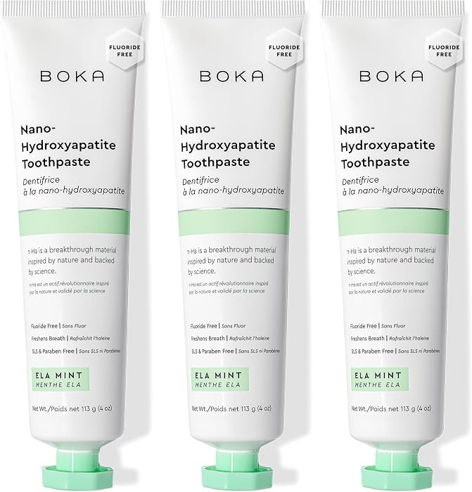 Boka Fluoride Free Toothpaste, Nano Hydroxyapatite Toothpaste, Appropriate for Sensitive Teeth - ... | Amazon (CA)