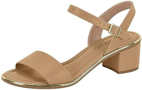 Sandália Beira Rio Salto Baixo Elegante 8379.203 | Amazon (BR)