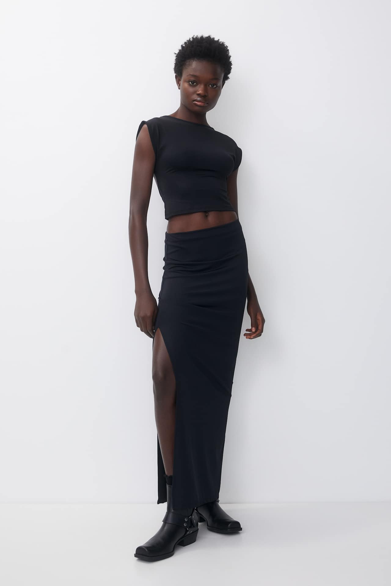 Midi skirt | PULL and BEAR UK