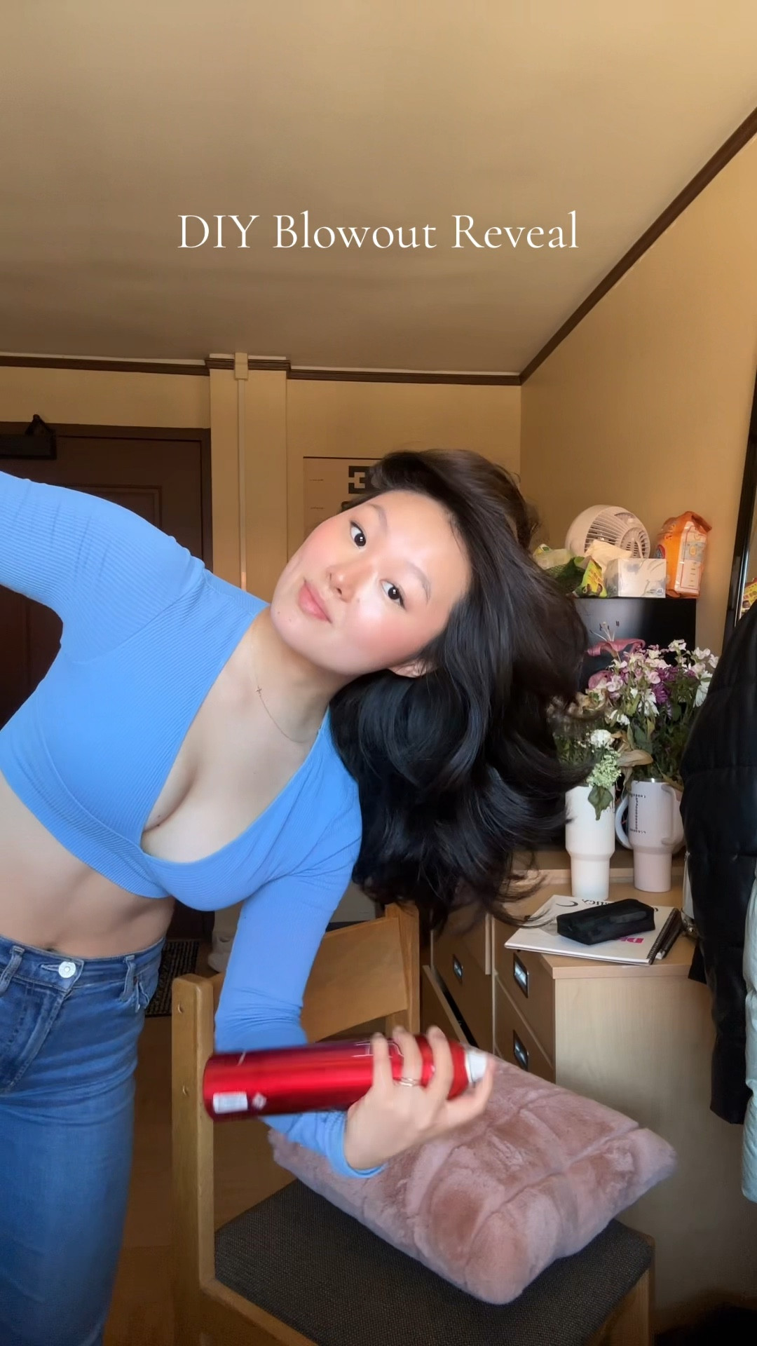 Girl math is making time to get ready because it’s free therapy 🎀💈