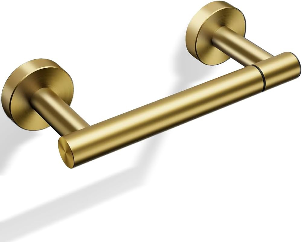 Day Moon™ Gold Toilet Paper Holder - Brushed Gold Toilet Paper Holder Wall Mount - Modern Toile... | Amazon (US)