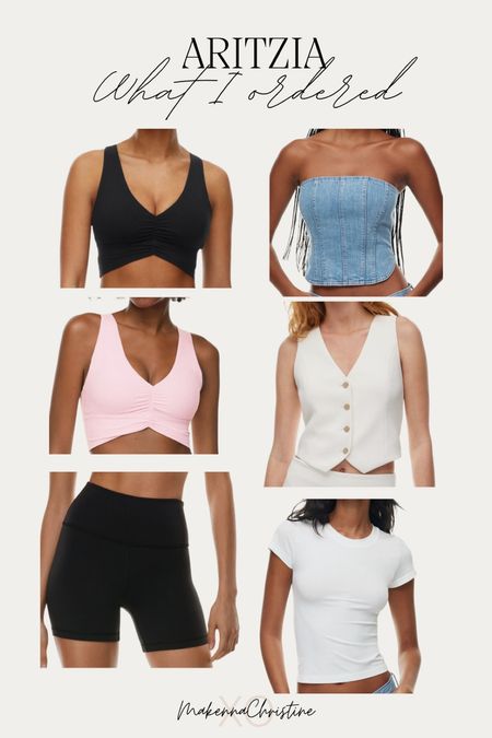 Recently ordered from Aritzia 