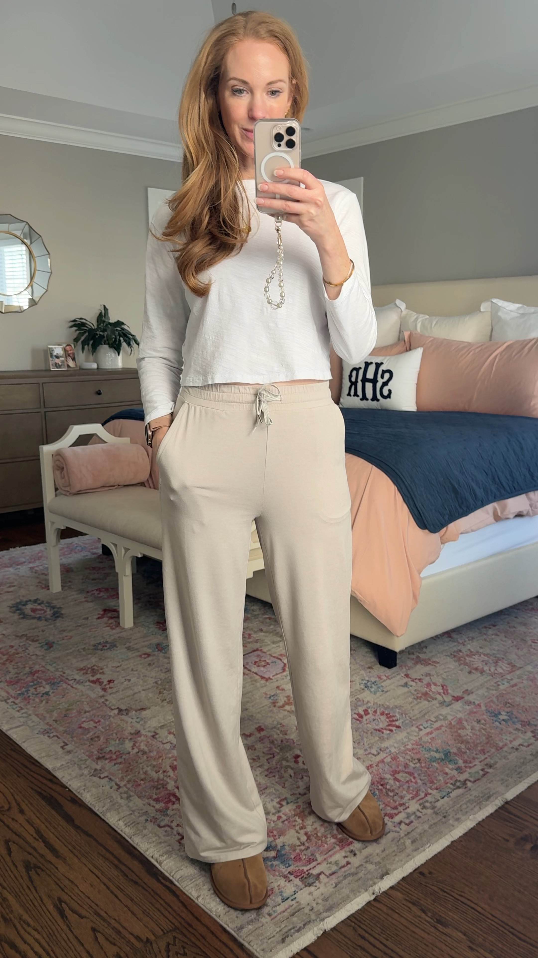 The Vuori “magic” pants! This material is unreal! It so soft and buttery. I have 2 pairs of this wide leg pants and got 2 pairs of the long joggers for Christmas. I could live in them! 

#LTKActive #LTKOver40 #LTKWatchNow