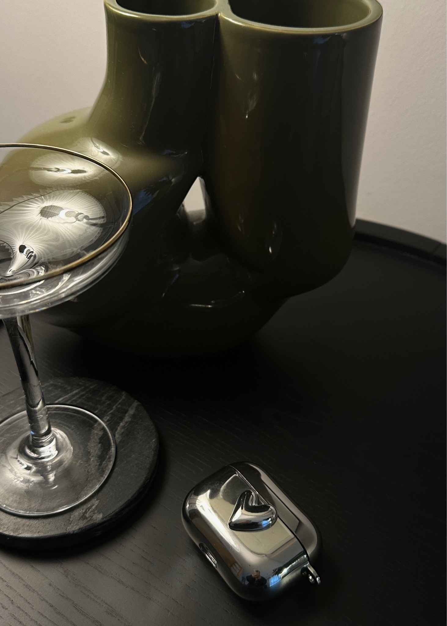 Sunday afternoon situation 🫒
Martini glasses | Coupe glass | Champagne saucers | Hay green vase | Mid century modern decor | AirPods case | Silver heart aesthetic 

#LTKhome #LTKstyletip #LTKeurope