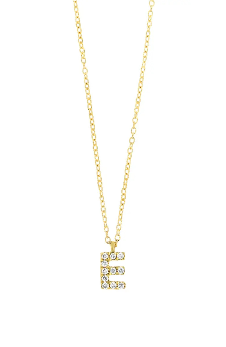 Bony Levy Icon Pavé Diamond Initial Pendant Necklace | Nordstrom | Nordstrom