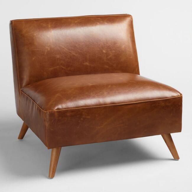 Cognac Mid Century Huxley Chair | World Market