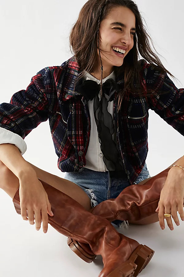 Swing Flight Jacket by We The Free at Free People, Dark Combo, L | Free People (Global - UK&FR Excluded)