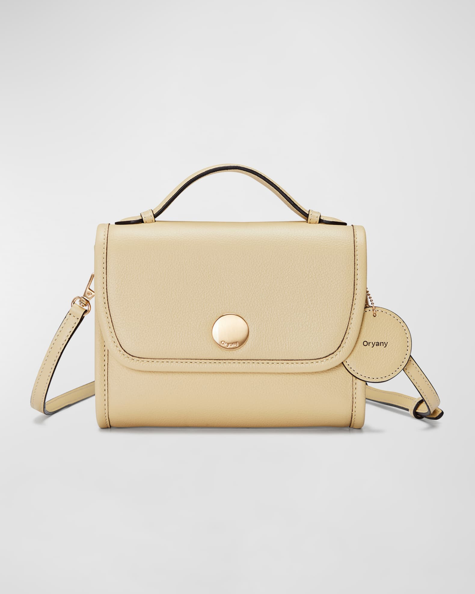 Oryany Penny Mini Flap Leather Shoulder Bag | Neiman Marcus