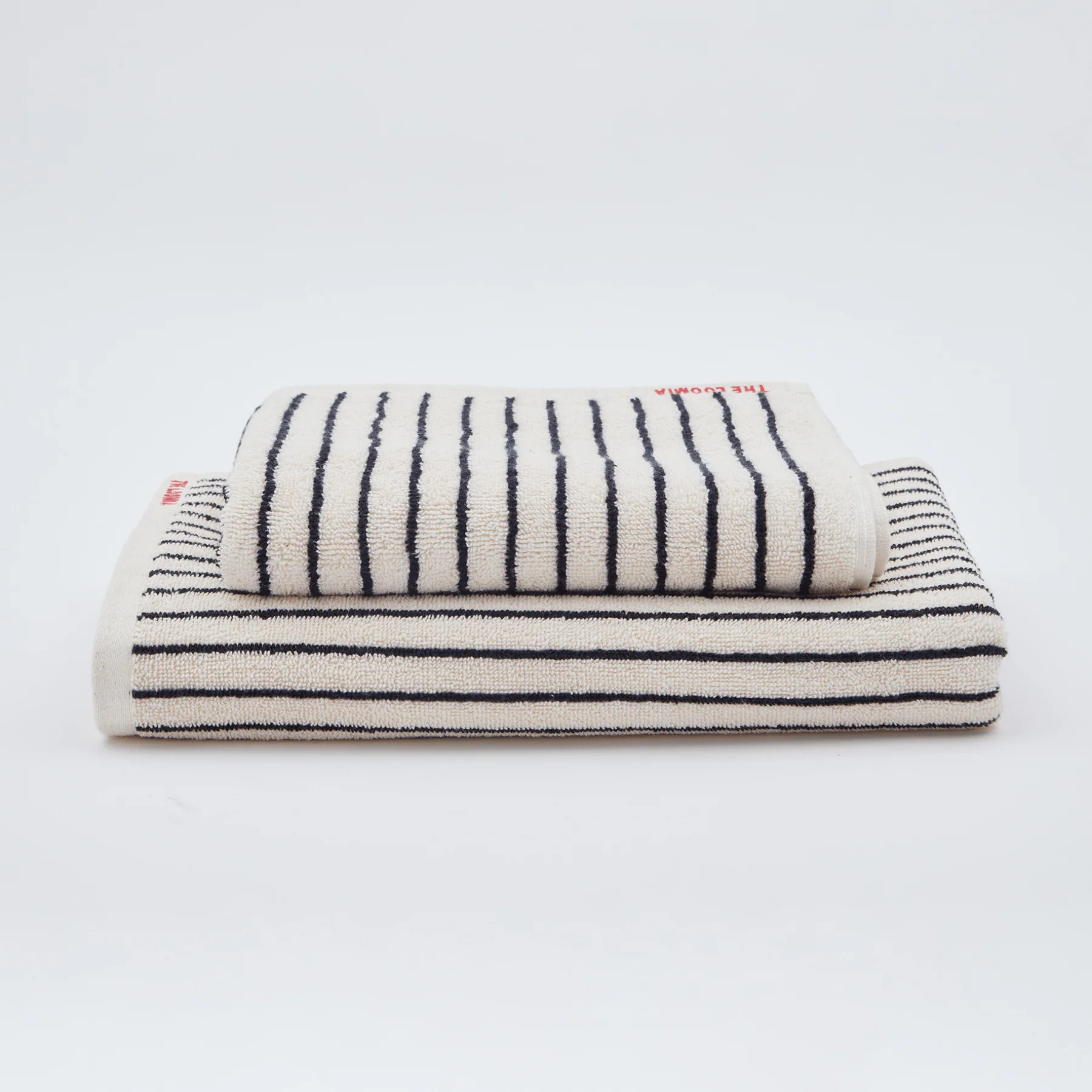 Melika Turkish Cotton Striped Terry Towel | The Loomia