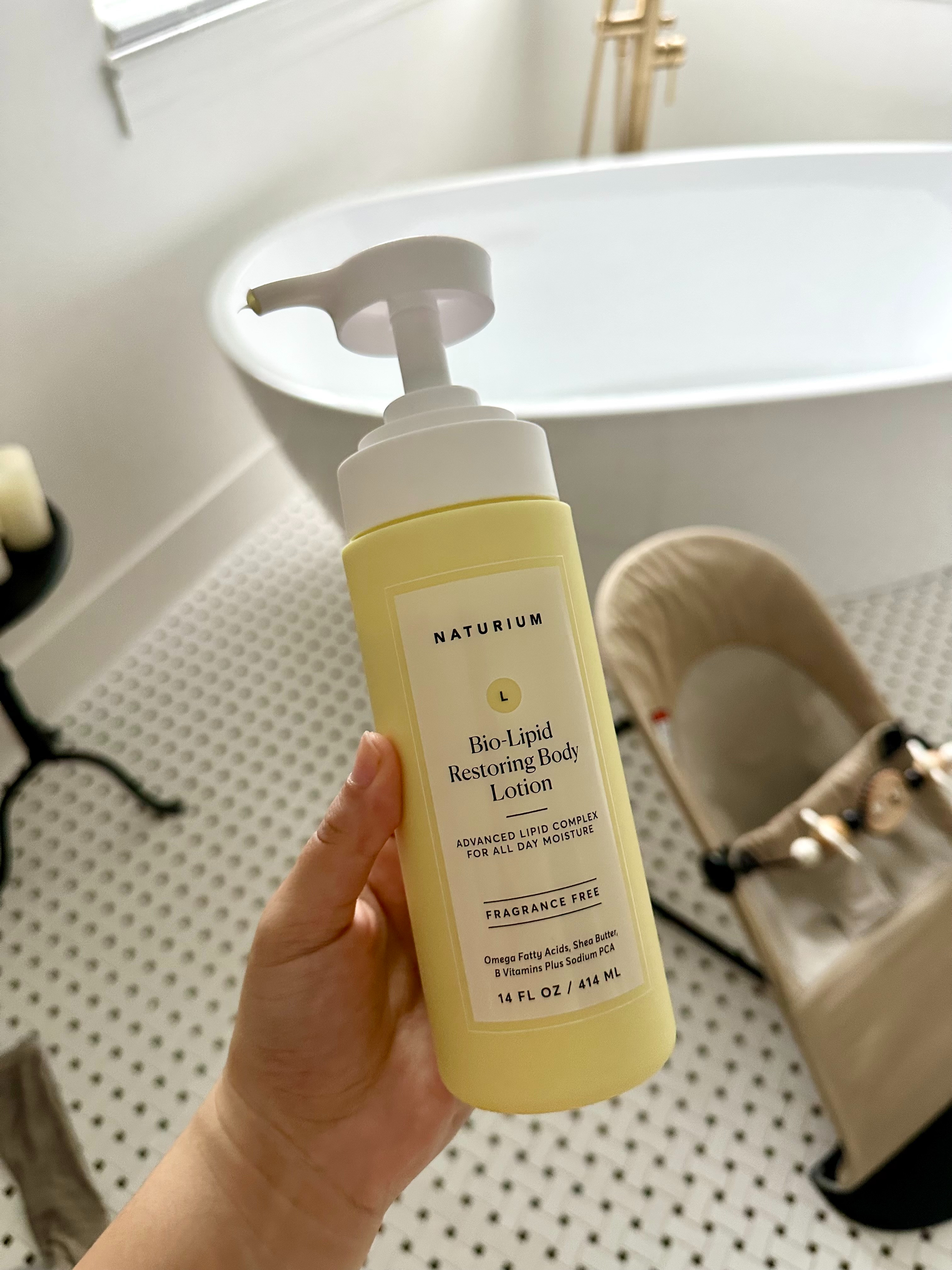 I've been on the hunt for a new cleaner lotion that lasts a long time, doesn't have all the gunk and is easily accesible. Decided to try this one from Naturium and I'm pleasantly surprised how much I like it! Figured I'd share if you are looking for a lower-tox option. We will see how long it lasts me! | Naturium Bio-Lipid Restoring Body Lotion, non-toxic body lotion, Naturium body lotion, clean body lotion, affordable clean beauty 

 #LTKmomlife #LTKFindsUnder50 #LTKBeauty