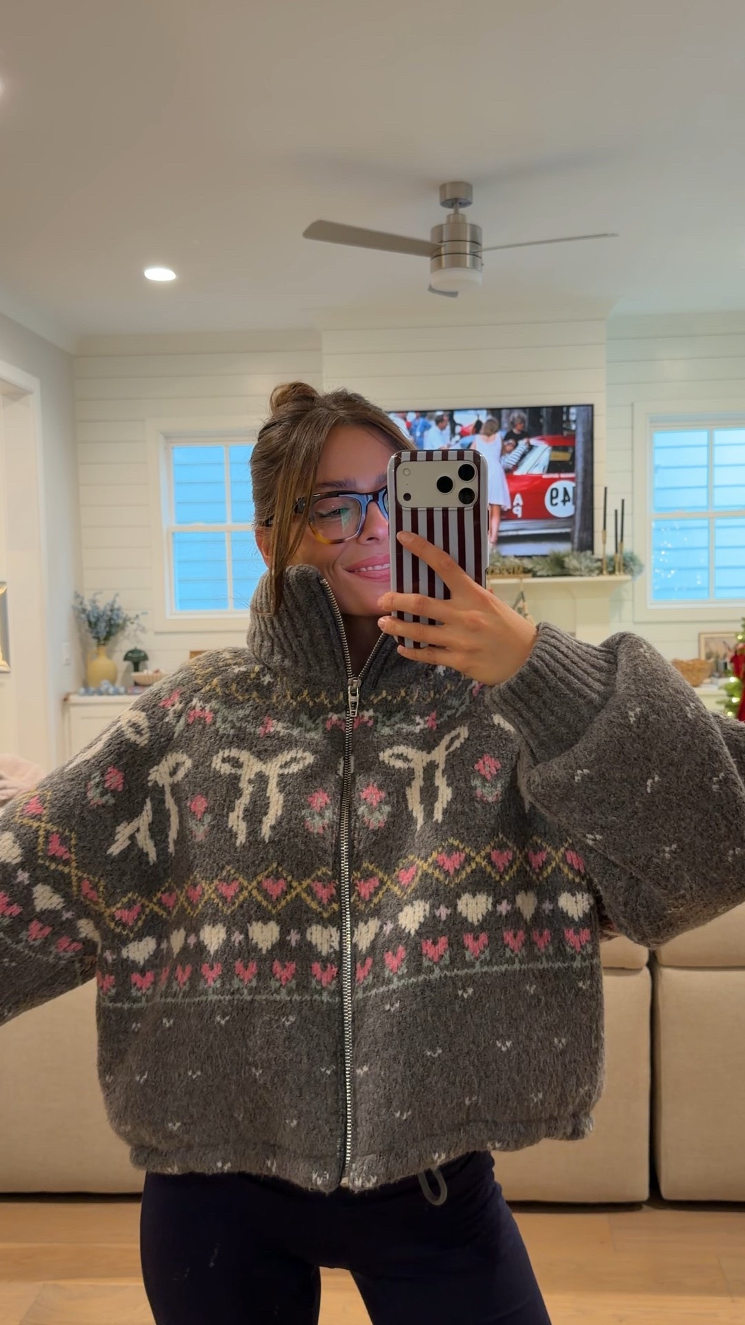 This BLANKNYC coat is giving all the winter nostalgia vibes 🩵 The colors, the little bow details, the chunky zipper It’s super soft, very warm, and the oversized fit is just… perfect. Obsessed with the high neck too. Wearing XS here!

#LTKootd #LTKHoliday #LTKGiftGuide