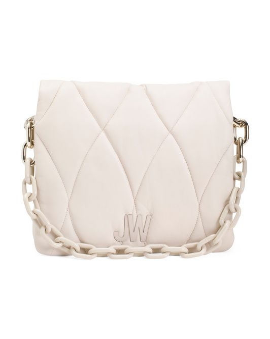 Cat Puffy Quilted Shoulder Bag | TJ Maxx