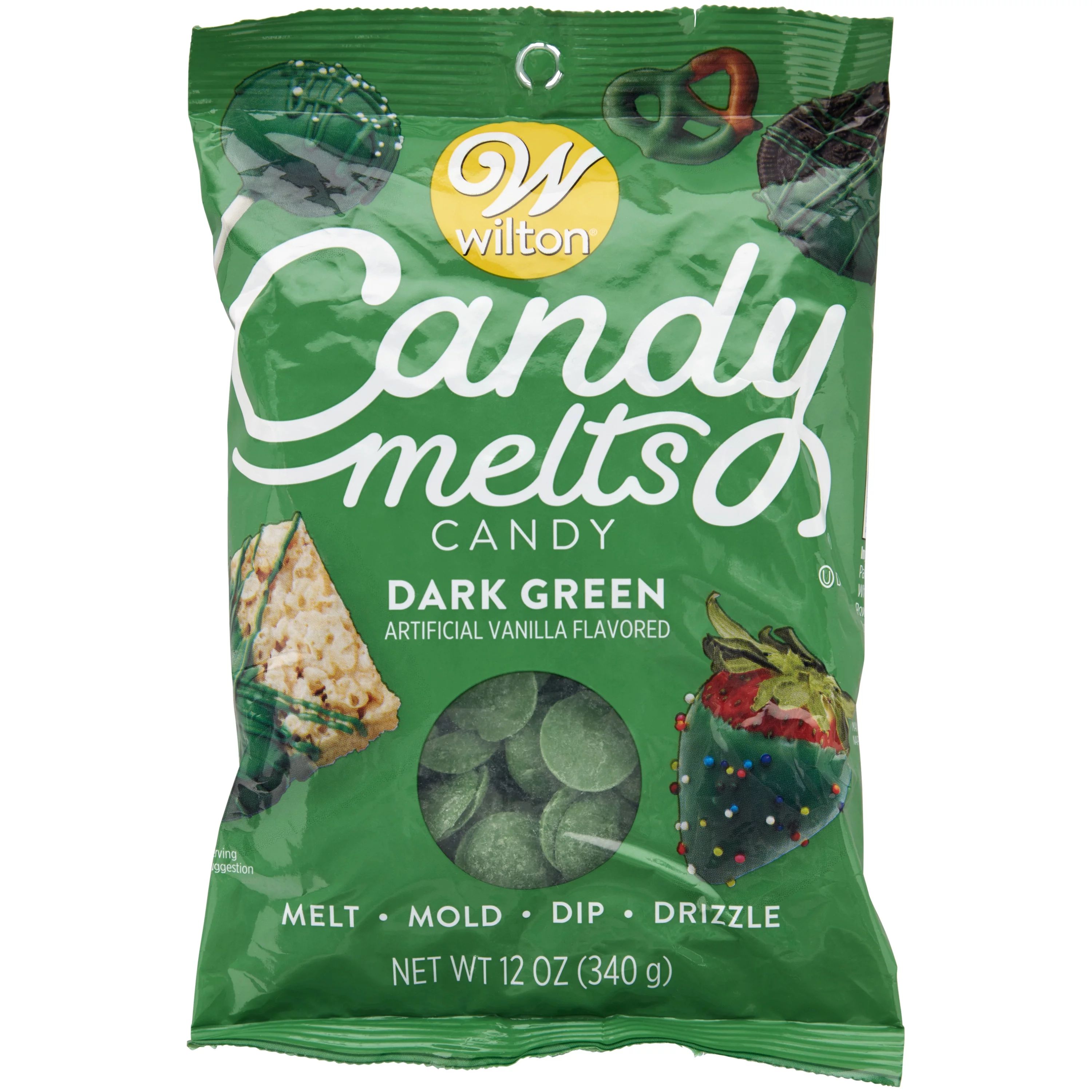 Wilton Dark Green Candy Melts Candy, 12 oz. - Walmart.com | Walmart (US)
