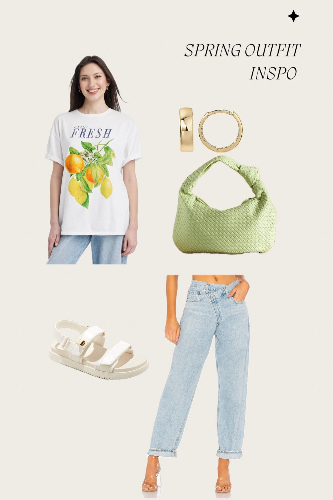 comfy spring outfit inspo! 

This graphic shirt looks so cute! 🍊💛🌱

#LTKfindsunder100 #LTKstyletip #LTKSeasonal