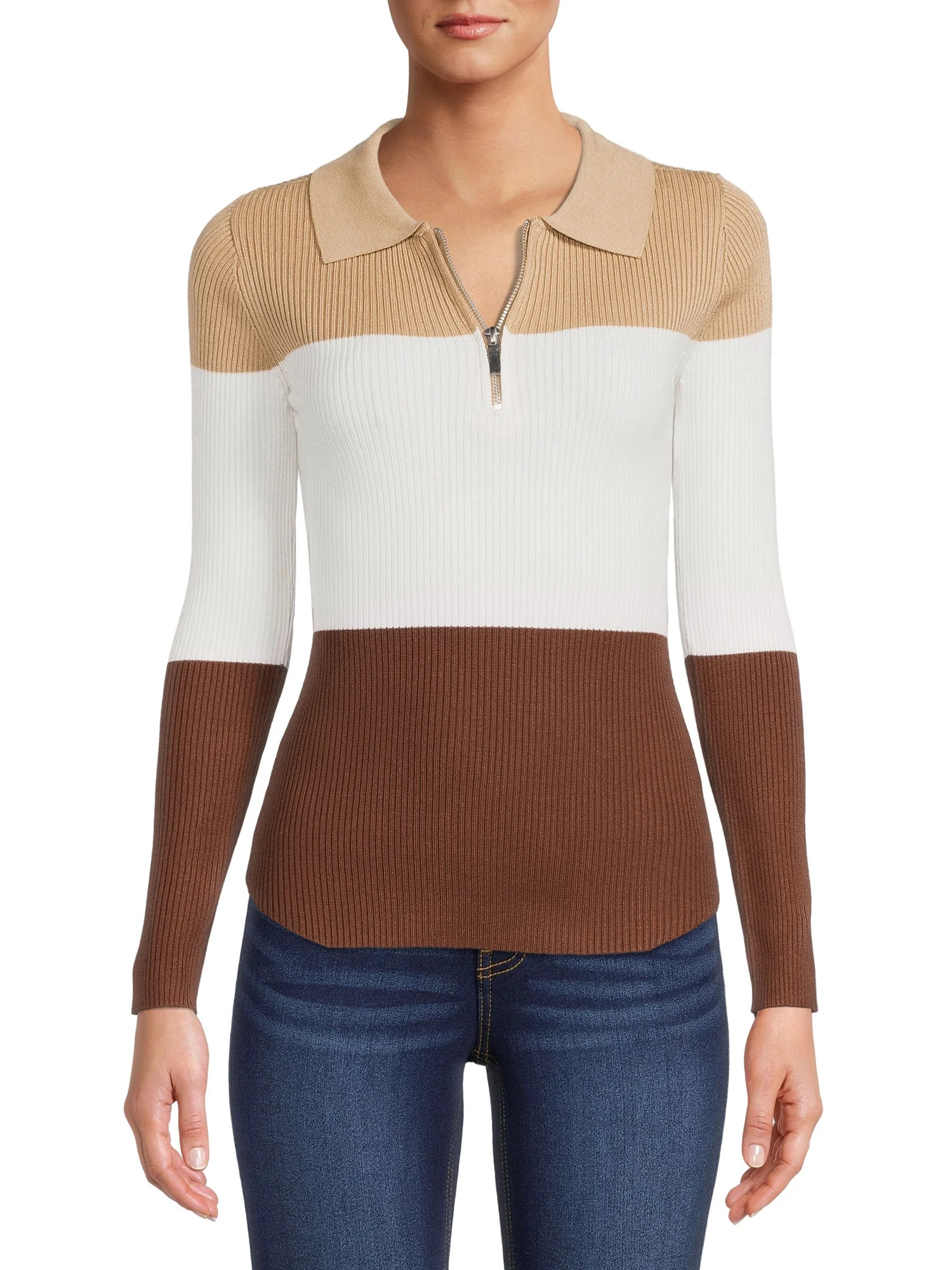 No Boundaries Junior's Colorblock Pullover - Walmart.com | Walmart (US)