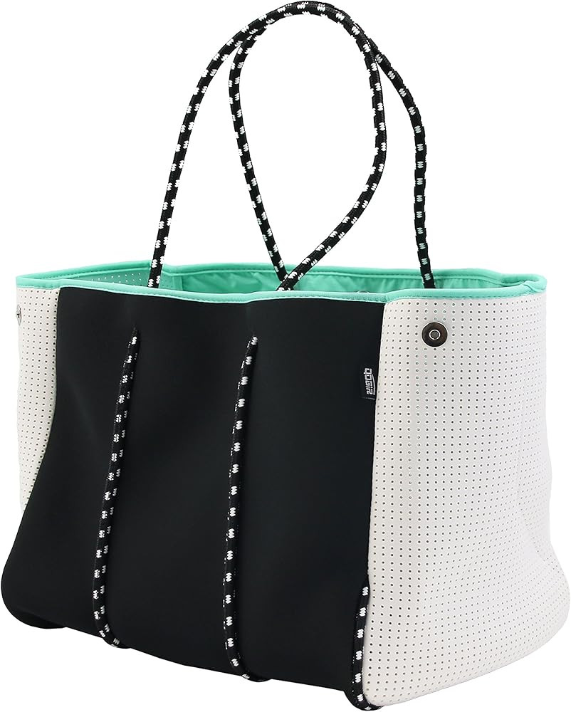 QOGiR Neoprene Multipurpose Beach Bag Tote with Inner Zipper Pocket … … … | Amazon (US)