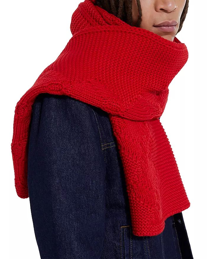 The Kooples Cables Knit Scarf Back to Results -  Women - Bloomingdale's | Bloomingdale's (US)