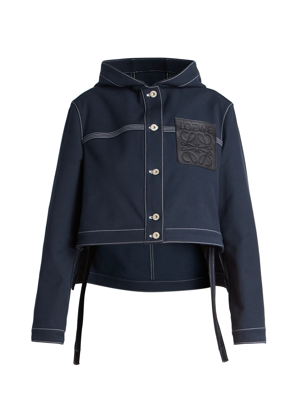 Women's Cropped Workwear Jacket - Dark Blue - Size 2 | Saks Fifth Avenue
