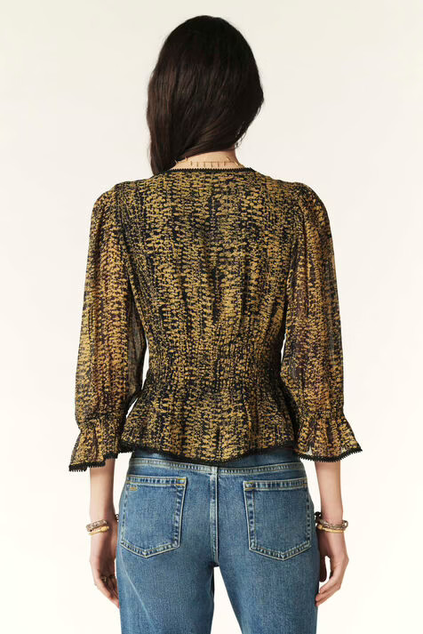 CHILI puff sleeve top 
            
            
















































... | ba&sh(US)