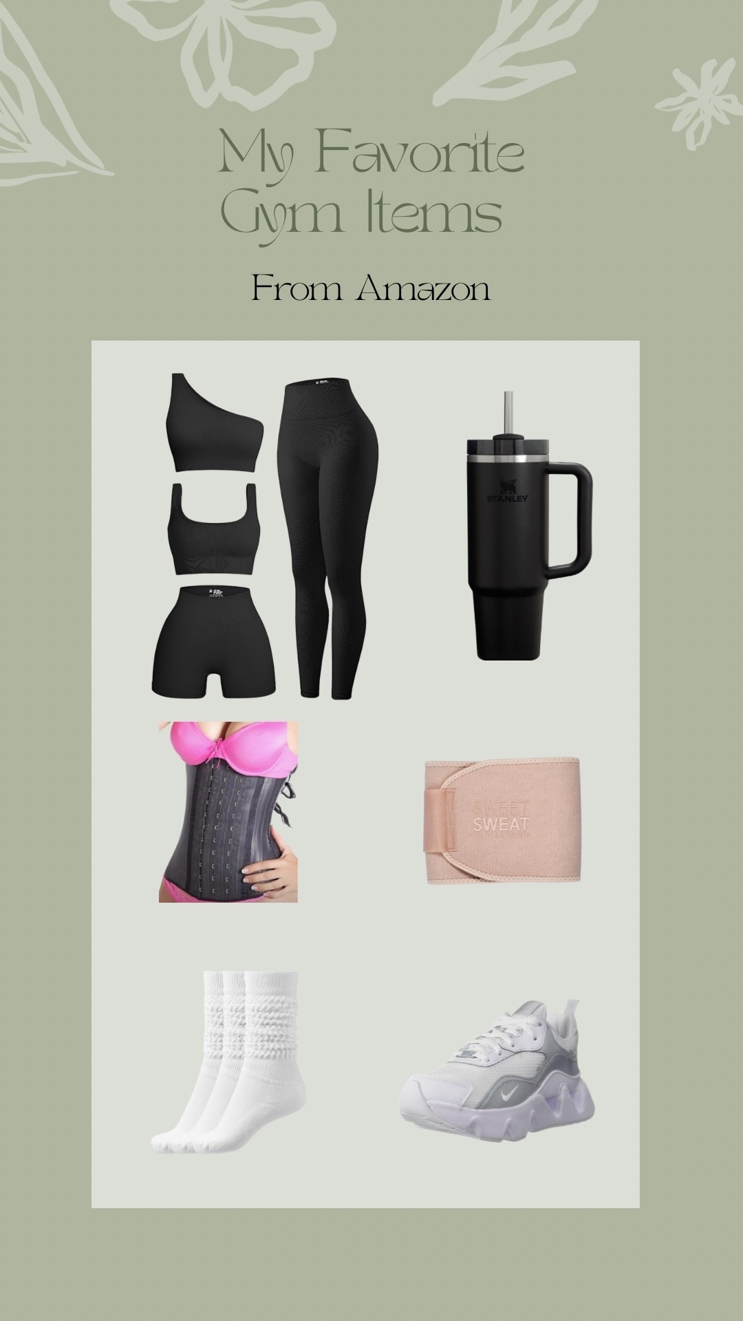 My go-to gym items at the moment. Gotta have my Stanley! Also, the sweat belt and the waist trainer together have made a huge difference on my waist line!

#LTKFindsUnder50 #LTKBeauty #LTKActive