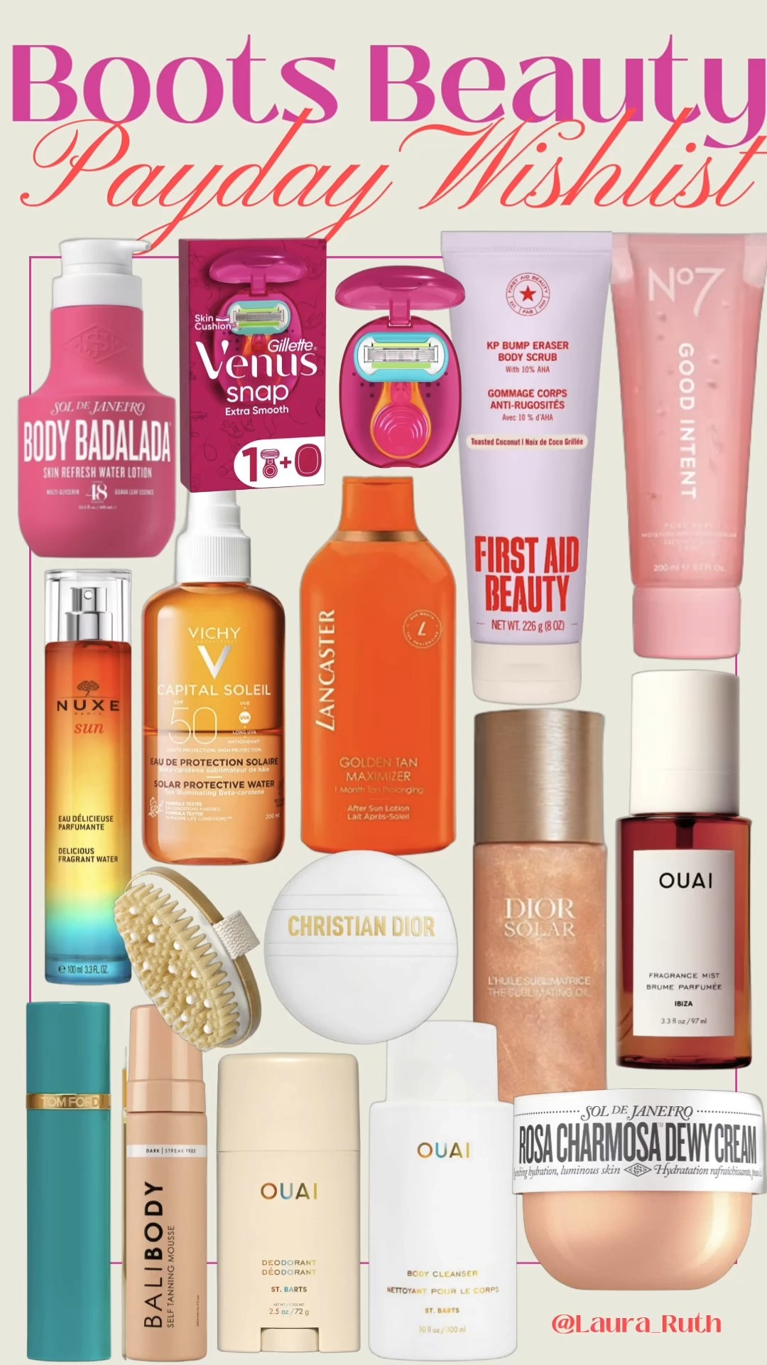 If payday had a summer body care section... this would be my basket. 🌅🌸
From SPF and exfoliation to dreamy fragrances and glow boosting body products, these are the Boots beauty buys currently at the top of my wishlist. #LTKxBoots @Boots

#LTKuk #LTKsummer #LTKbeauty