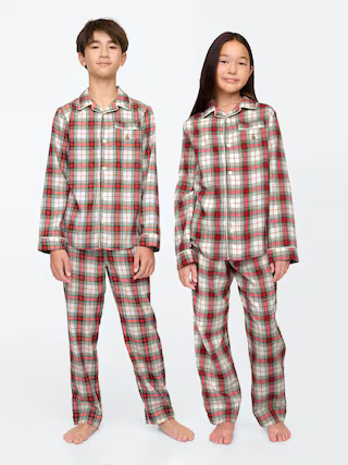 Kids Recycled Flannel PJ set | Gap (US)