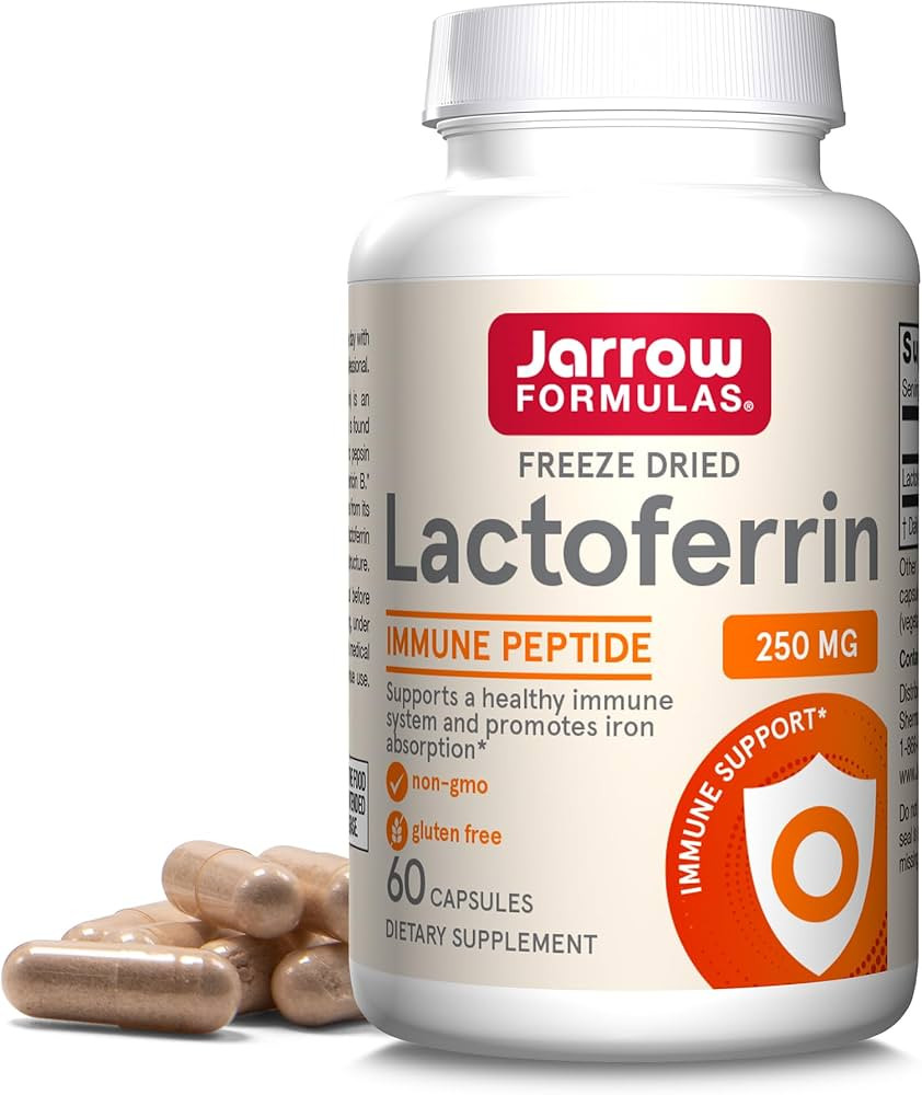 Jarrow Formulas Lactoferrin Supplements 250 mg - Immune-Supporting Glycoprotein for Healthy Immun... | Amazon (US)