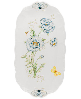Butterfly Meadow Oblong Sandwich Tray, 14 3/4" | Macy's