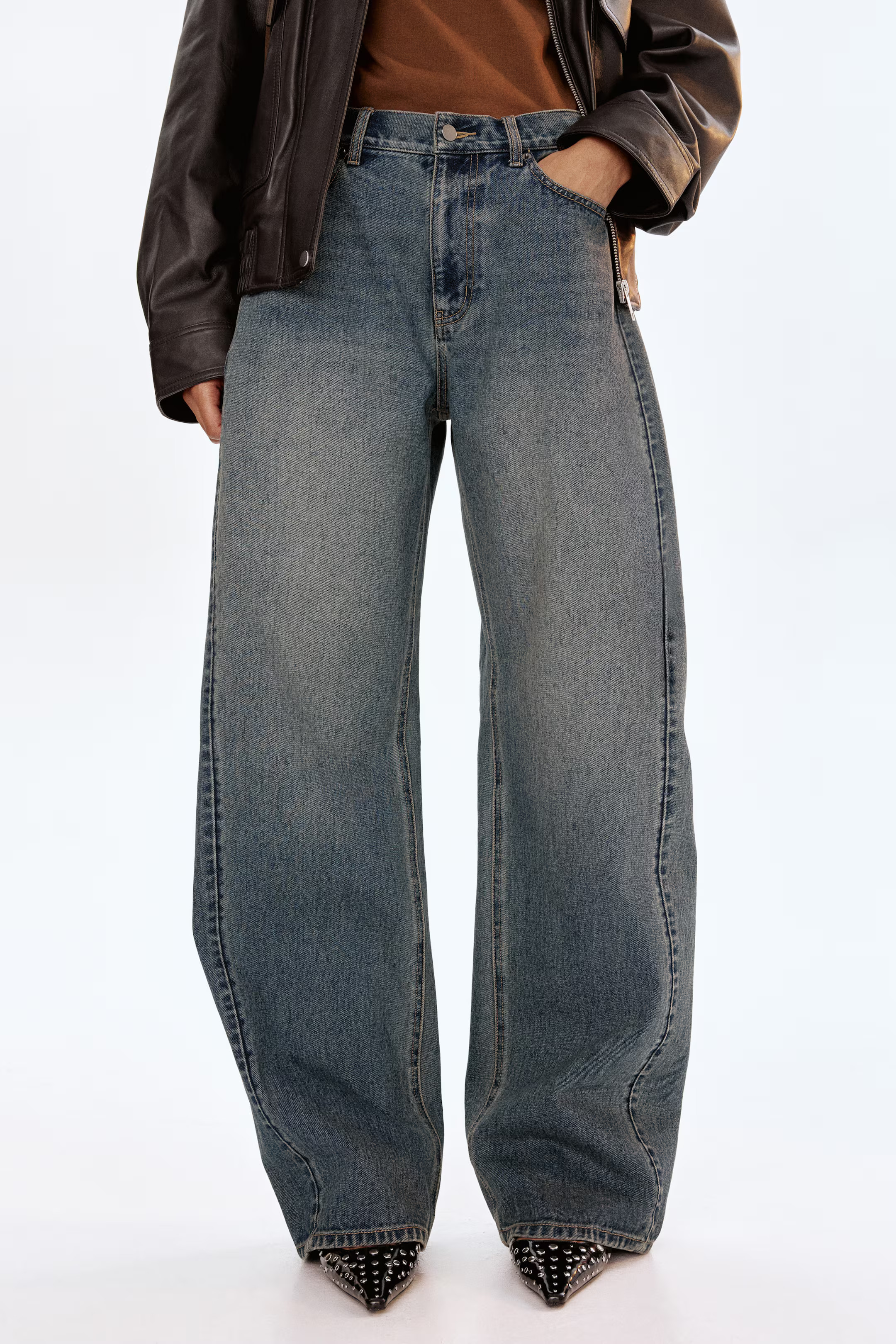 Barrel-Leg Jeans | H&M (US + CA)