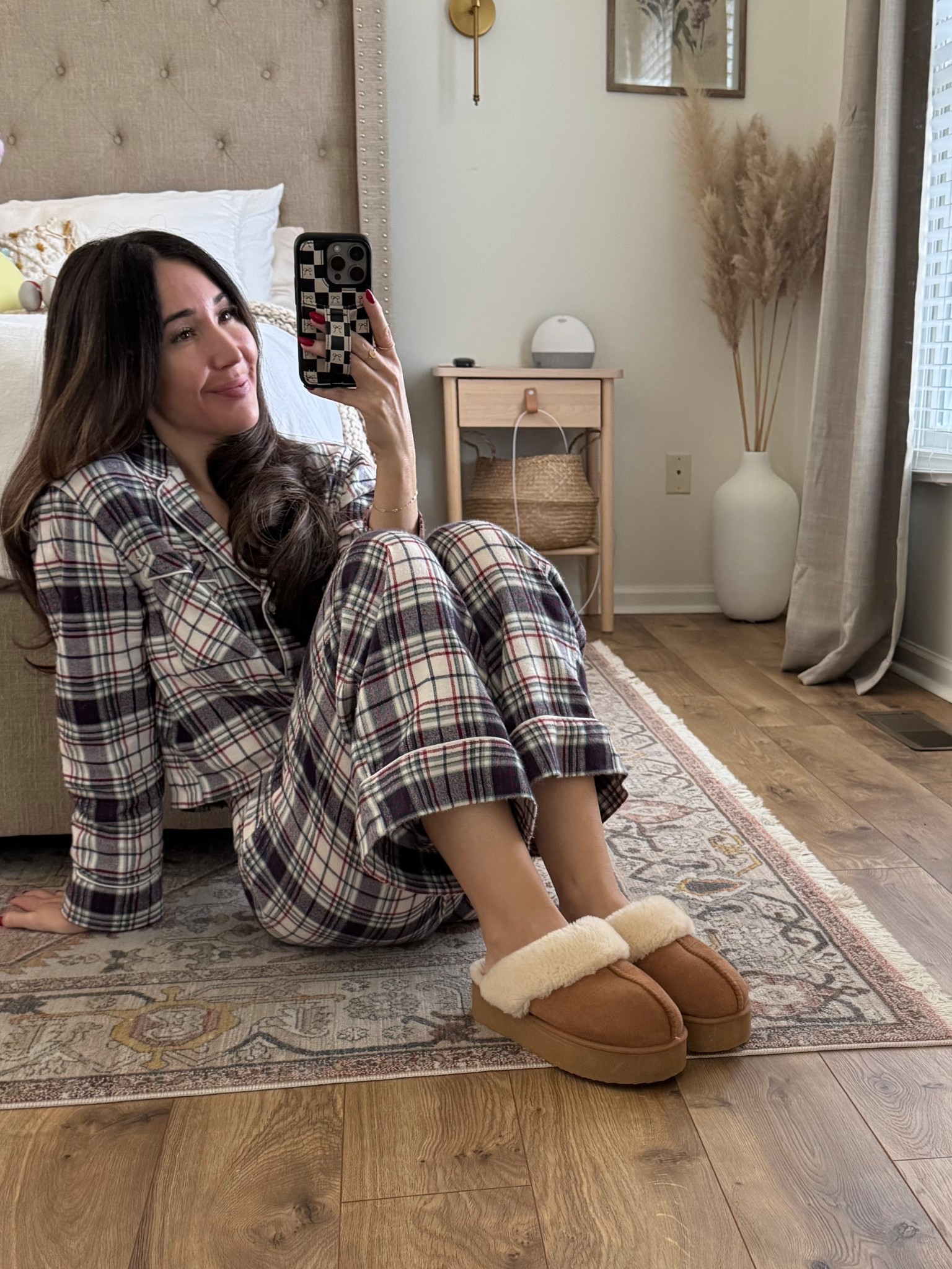 Christmas pajamas. Flannel pajamas. Womens pajamas. Abercrombie. Aerie. Skims. Slippers. Platform slippers. 

#LTKGiftGuide #LTKCyberWeek #LTKSaleAlert