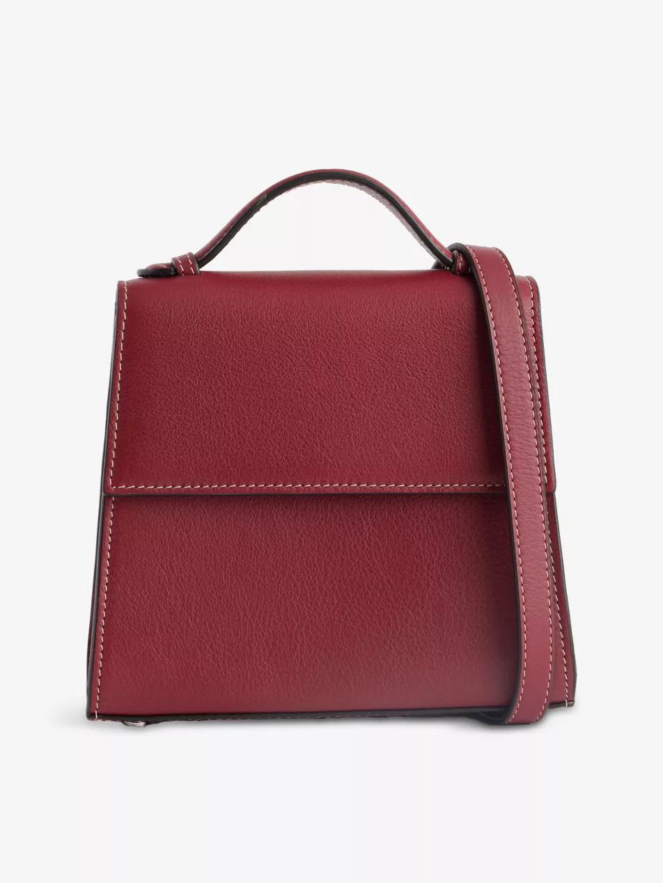 The small leather top-handle bag | Selfridges