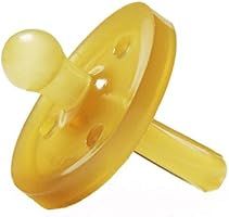 Natursutten BPA-Free Natural Rubber Pacifier, Rounded Small, 0-6 Months | Amazon (US)