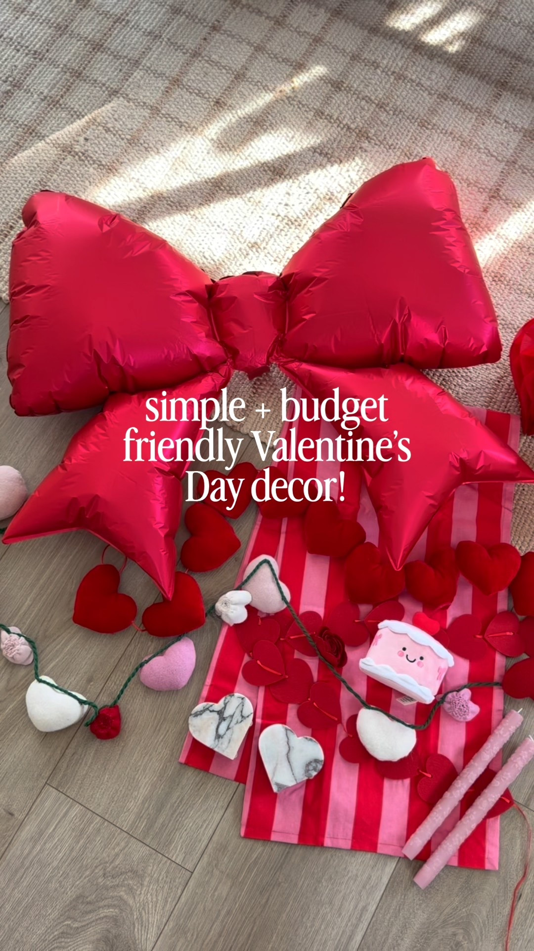 ♥️ There’s still time to order and receive before Valentine’s Day! We like to keep things simple and affordable around here. 

These giant bows make such a big impact and come in a 4 pack for under $10. You can either have them filled with helium or they come with a straw, and you can just air blow into them. I plan on taping ours up on the wall. 

Lots of good heart garland (without glitter). And how cute are these marble candleholders? And I’m obsessed with this striped table runner.  ￼

#amazonhome #valentinesday #valentinesdaydecor #affordabledecor 

#LTKHome #LTKSeasonal #LTKValentine