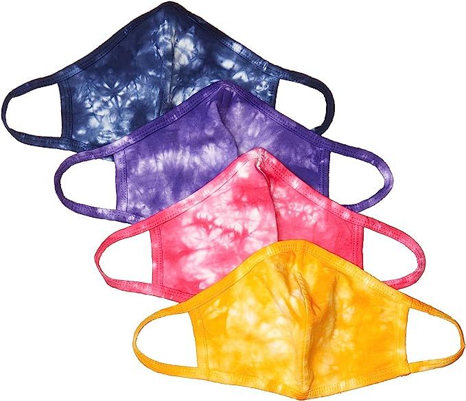 Quality Durables Unisex Adult and Kids 4-Pack Reusable Face Mask | Amazon (US)