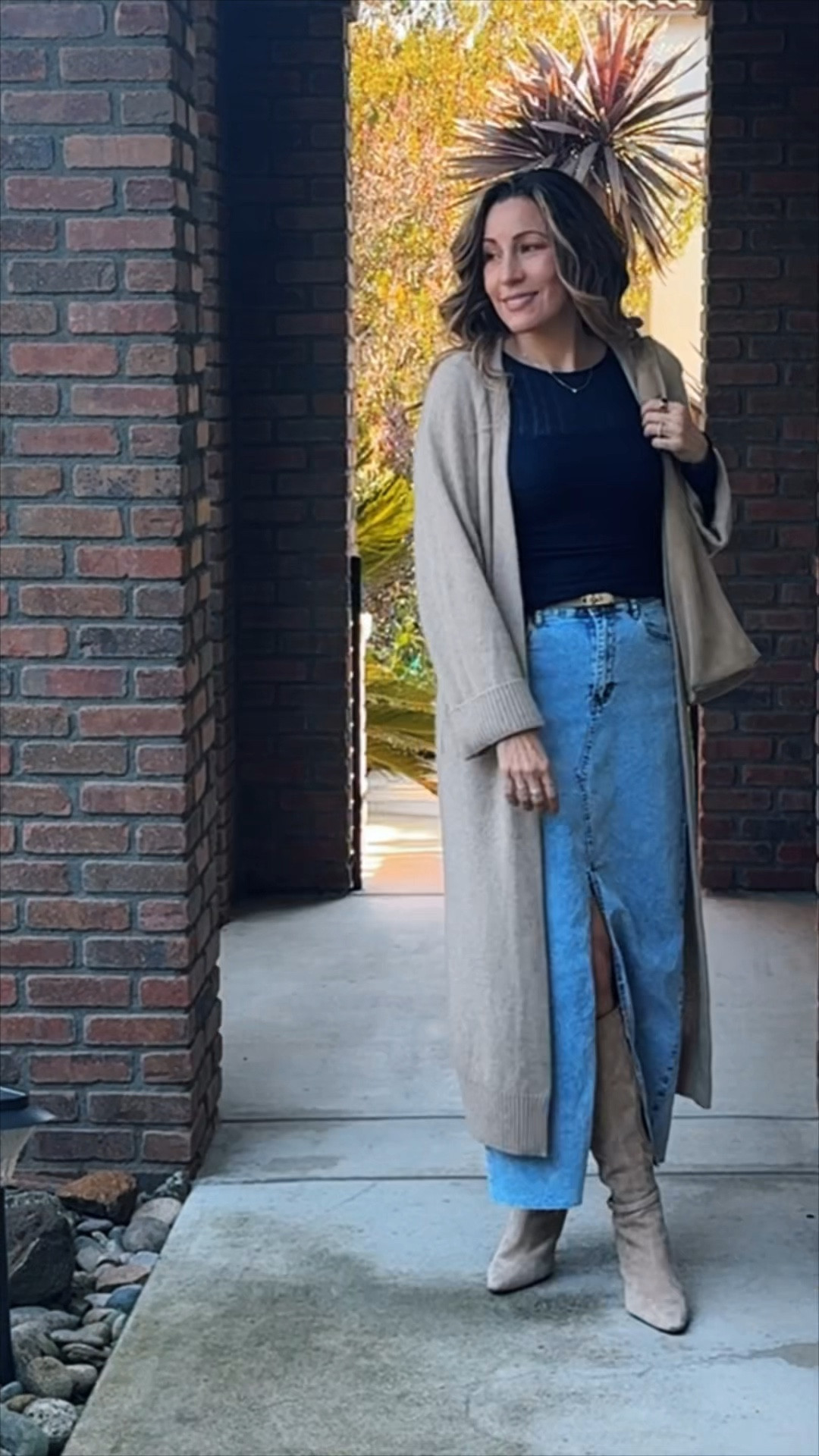 This look was styled around this LOFT lace long-sleeve top 🤍
It adds just enough texture and softness while still feeling comfortable and covered. I layered it with relaxed denim and a cozy cardigan to keep it effortless but polished.

Perfect for brunch, dinner with friends, or casual evenings out when you want to look put-together without trying too hard.

This outfit is part of my LOFT New Arrivals haul on YouTube, where I style each piece and share how I’d actually wear it.
👉 Watch the full video for more outfit ideas.

🖤 Shop the full look here.

#LTKStyleTip #LTKFinds #LTKSpring
#loftfinds #brunchoutfit #casualchic #fashionover40 #stylishandgrateful

#LTKOver40 #LTKTall #LTKootd
