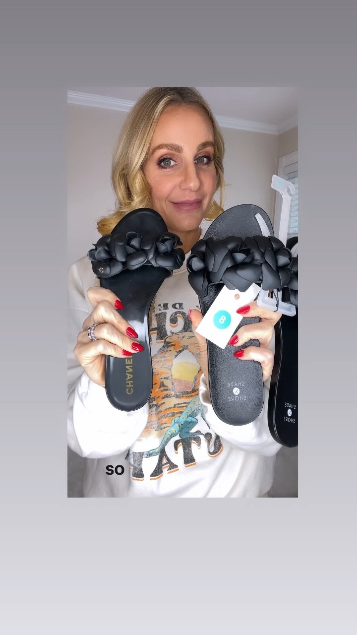 Chanel knock offs. Chanel inspired shoes. Summer sandals. Target find. Target sandals for spring sandals. Poole sandles. Fancy summer sandals. 

#LTKstyletip #LTKshoecrush #LTKfindsunder50