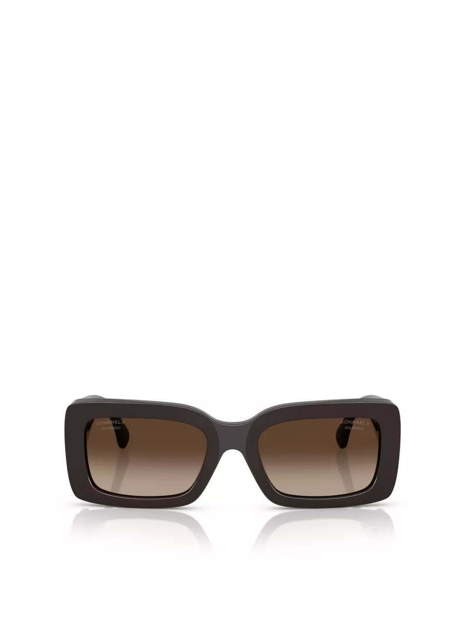 CH5534 Polarised Rectangle-Frame Acetate Sunglasses | Selfridges