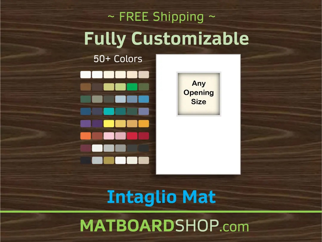 INTAGLIO Matboard - Etsy | Etsy (US)