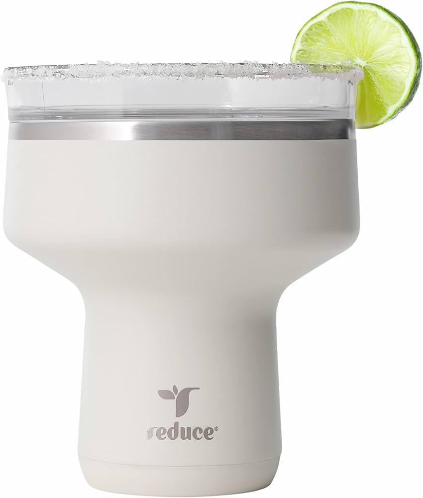 REDUCE Saltini 16 oz Cocktail Tumbler - Insulated Margarita Tumbler with Lid - Keeps Drinks Cold ... | Amazon (US)